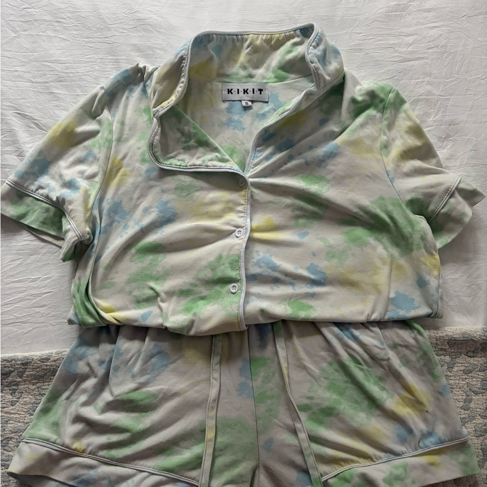 Kikit Multicolor Button-Up PJ set